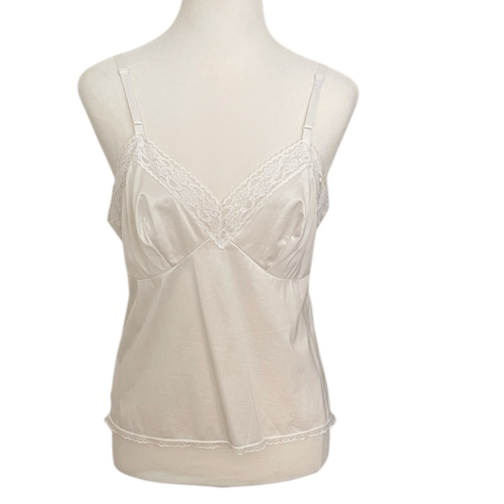 Vintage Vanity Fair white Camisole made in USA